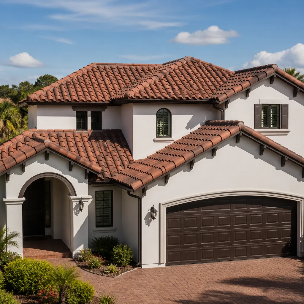 Tile roofing